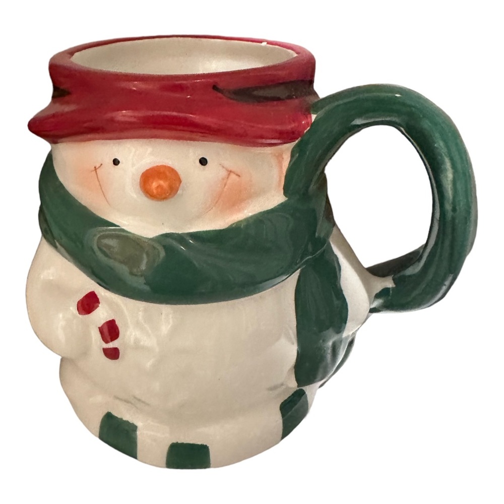 Vintage Snowman Christmas Mug